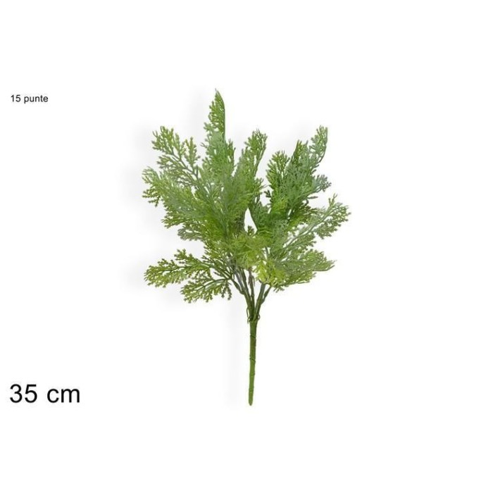 RAMO 35CM PUNTE VERDE CHIARO